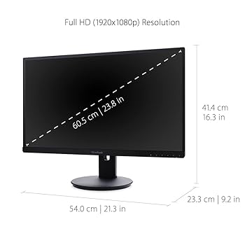 Amazon.com: ViewSonic VG2453 24 Inch IPS 1080p Ergonomic